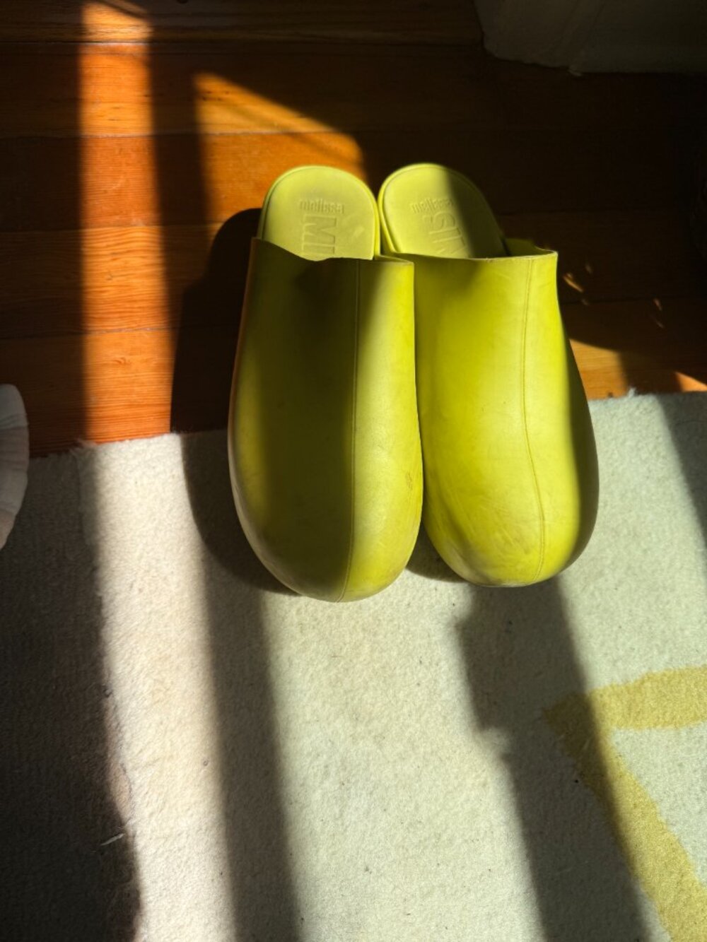 Melissa x Simon Miller Green Clogs
